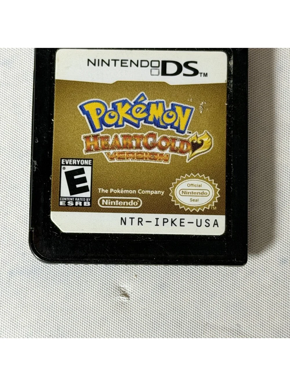Authentic Pokemon HeartGold Version Nintendo DS Game Cartridge